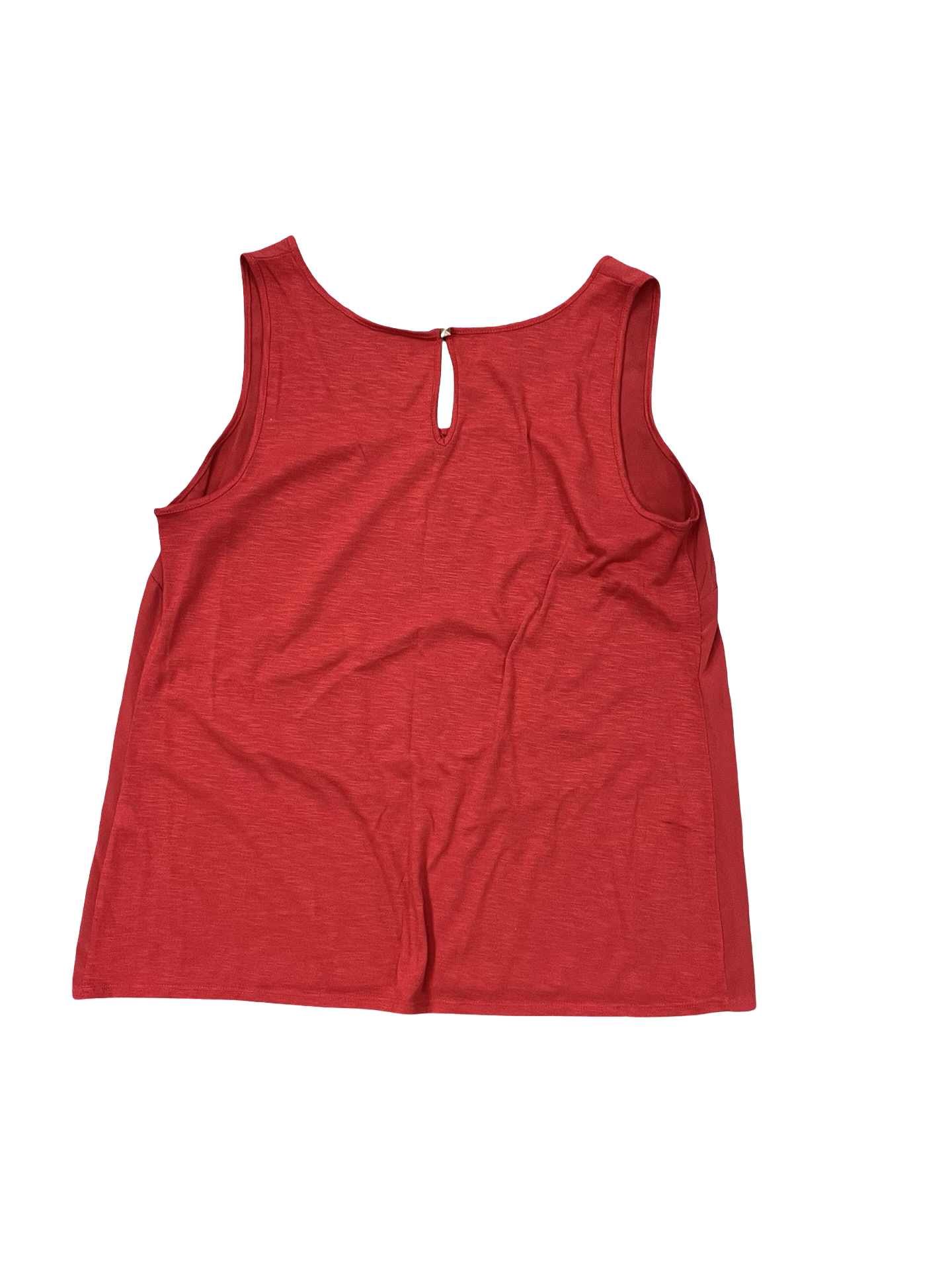 Top Sleeveless By Lane Bryant In Red, Size:Xl
