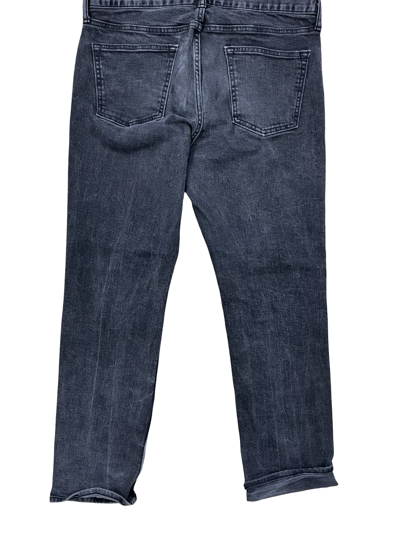 Jeans Straight By Old Navy In Black Denim, Size:20