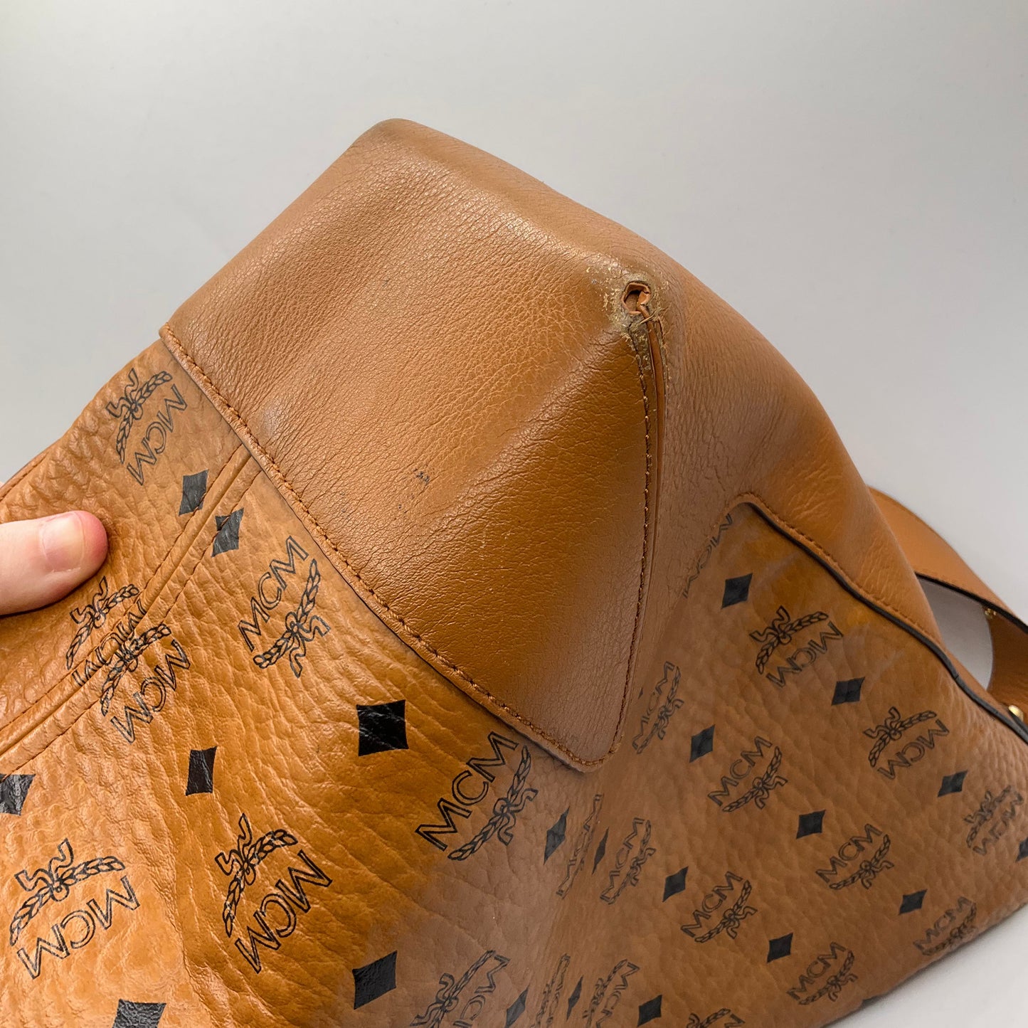 Handbag Luxury Designer By Mcm, Size: Large