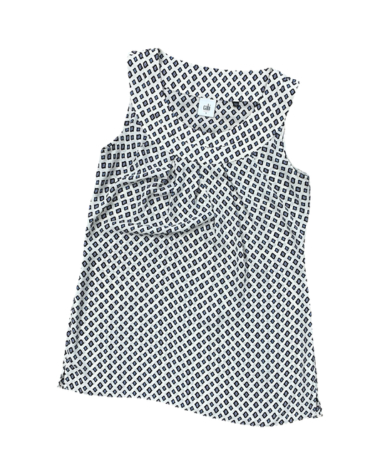 Top Sleeveless By Cabi In Cream, Size:S