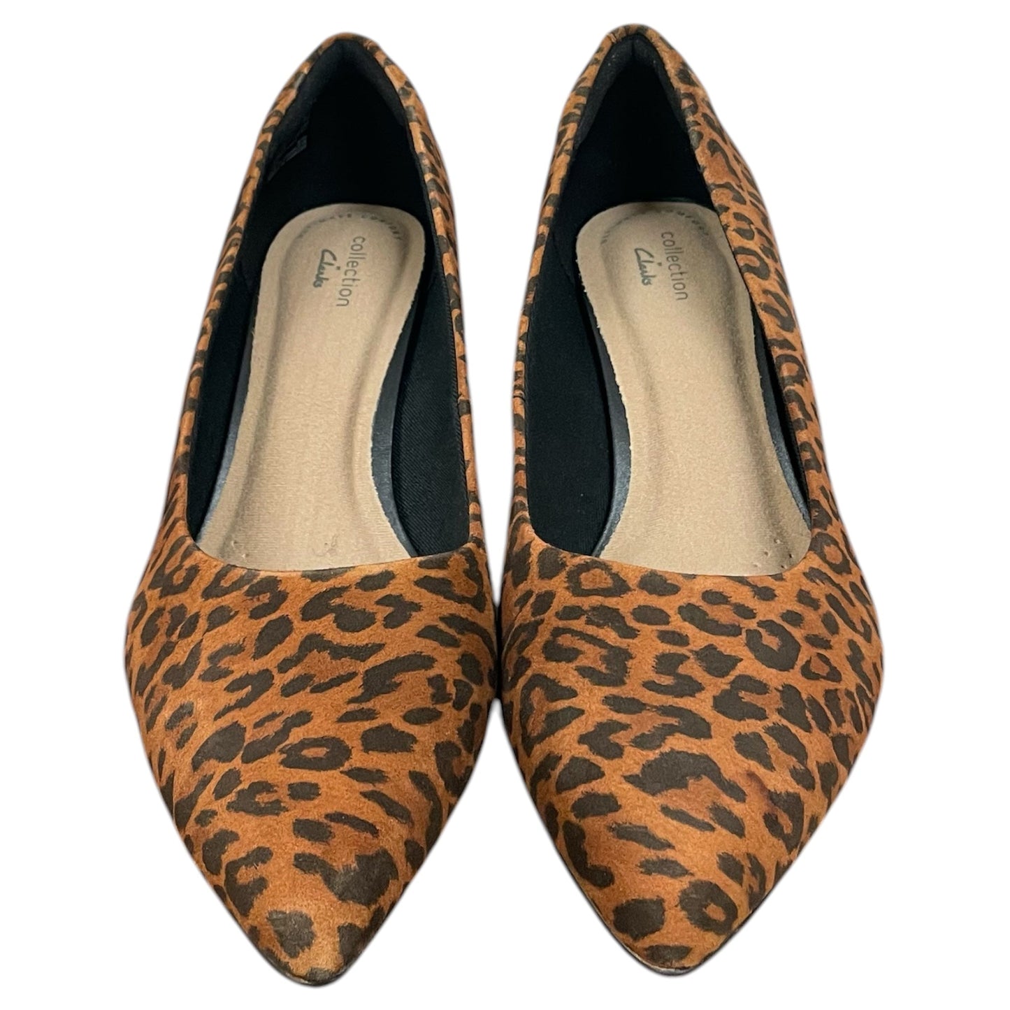 Shoes Heels Kitten By Clarks In Animal Print, Size:10