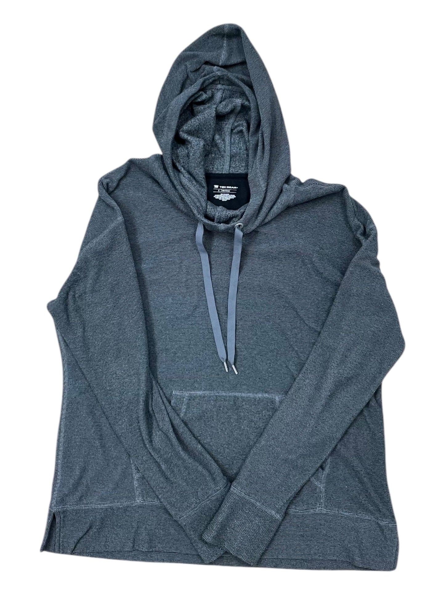 Sweatshirt Hoodie By Tek Gear In Grey, Size:L