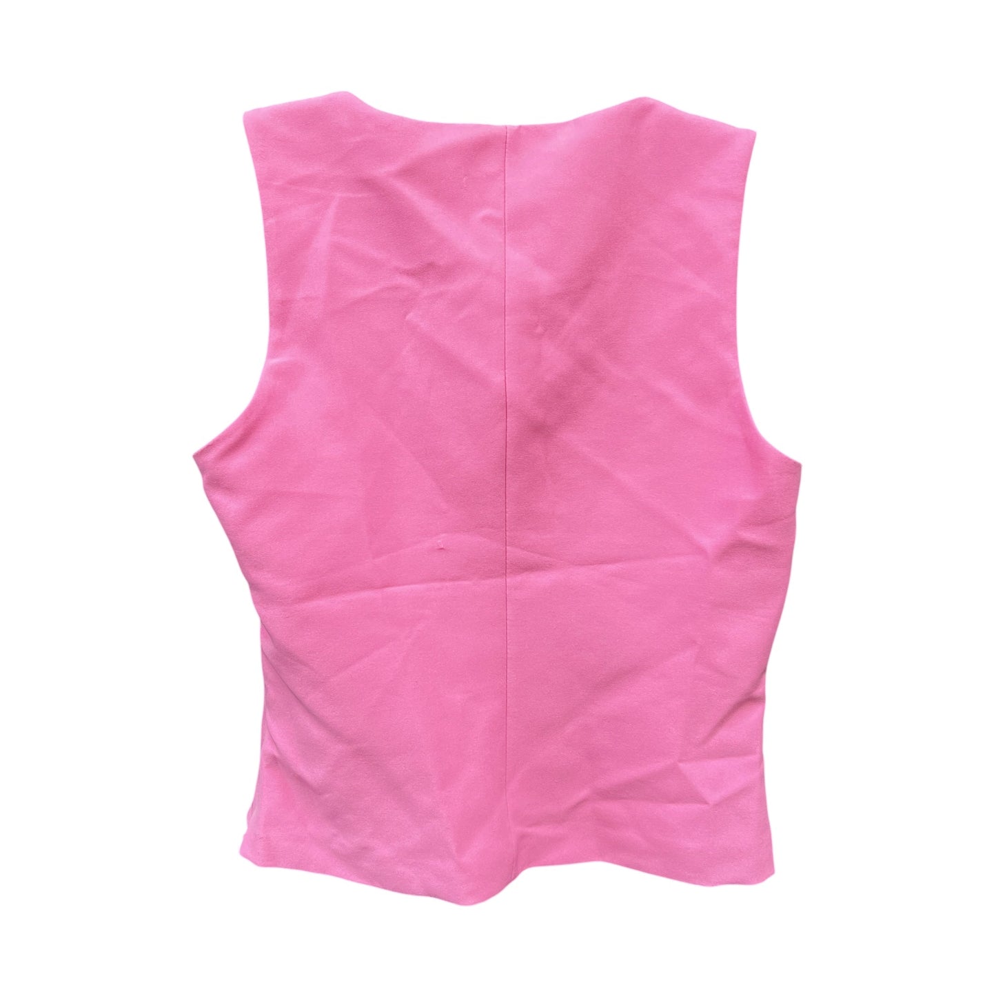 Top Sleeveless Basic By Zara In Pink, Size:M