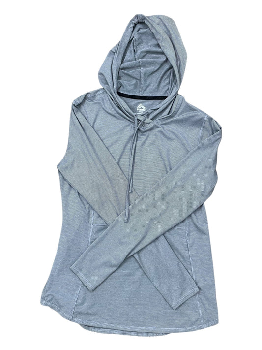 Athletic Top Ls Collar By Rbx In Grey, Size:M