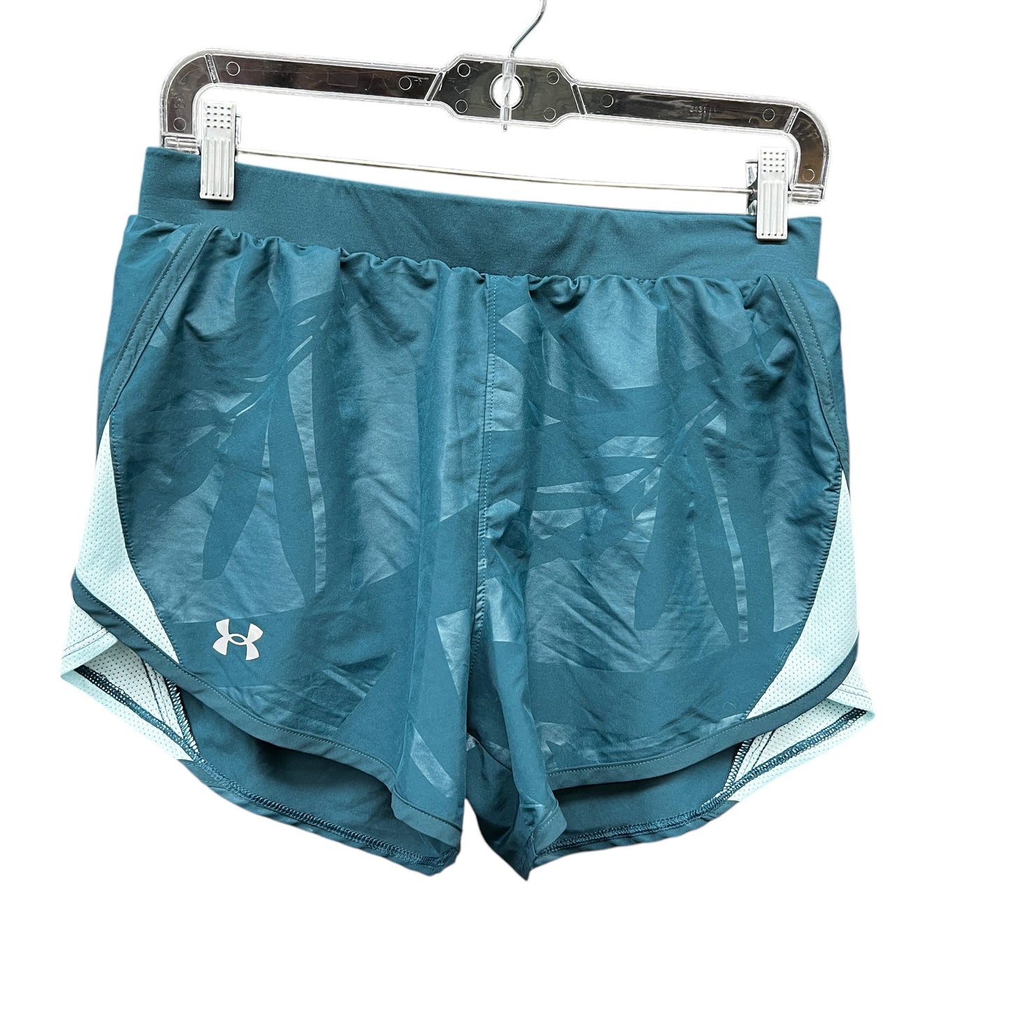Athletic Shorts By Under Armour In Green, Size:S