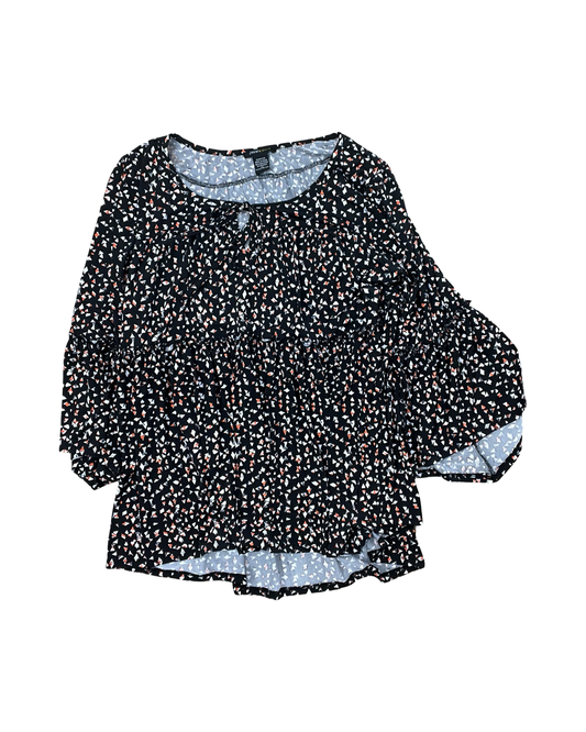 Top Ls By Robert Louis In Black & Orange, Size:Xl