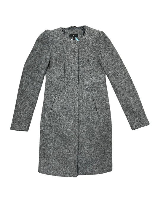 Coat Parka By H&M In Grey, Size:Xs