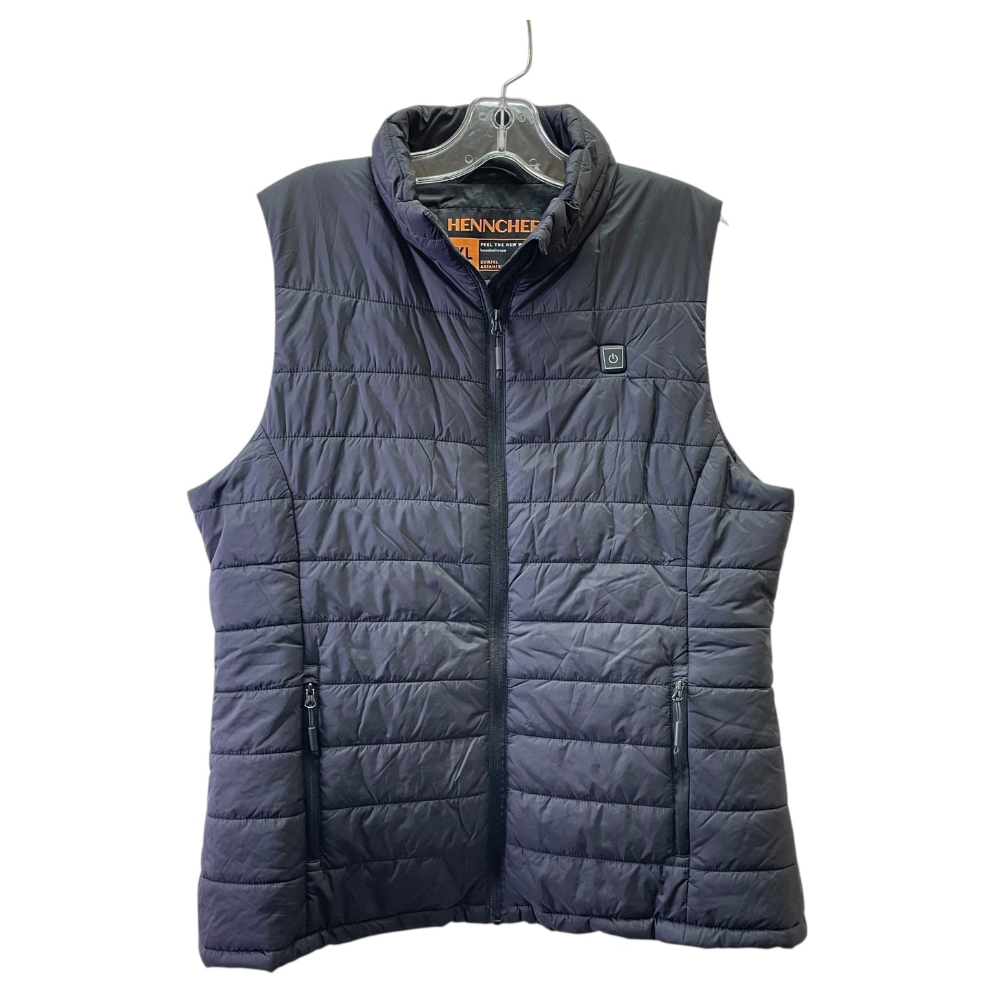 Vest Puffer & Quilted By Clothes Mentor In Black, Size:Xl
