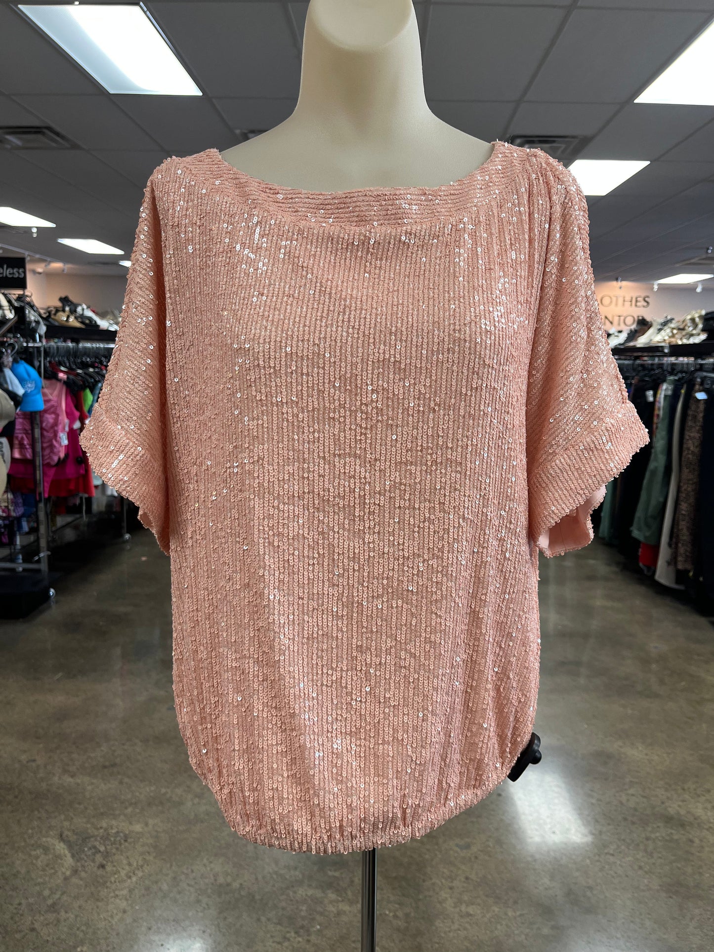 Top Ss By Trina Turk In Peach, Size:M