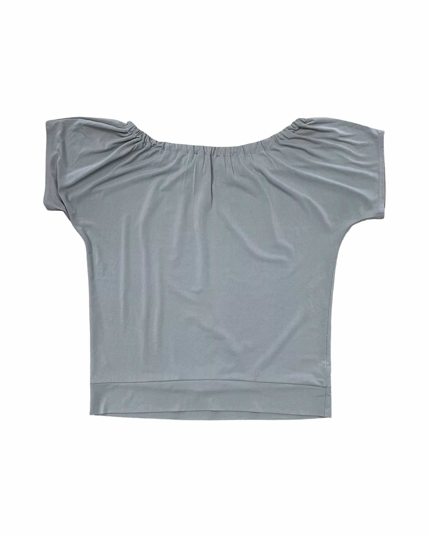 Top Ss By Clothes Mentor In Grey, Size:L
