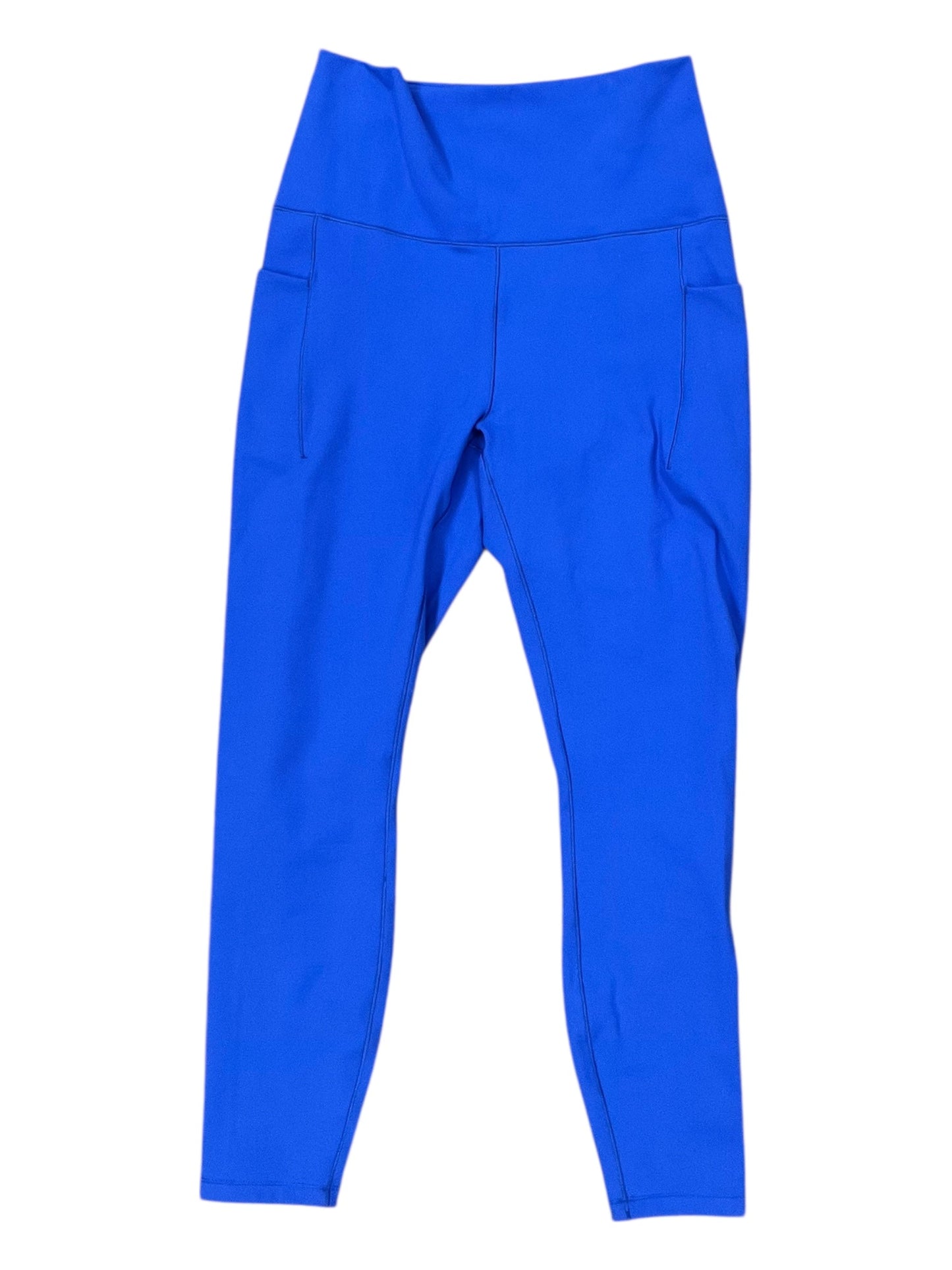 Athletic Leggings By Spyder In Blue, Size:M