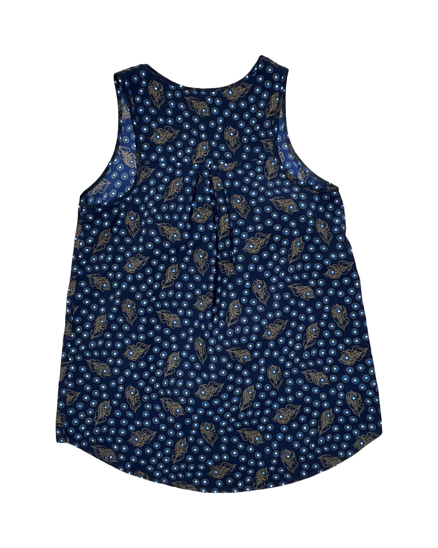 Top Sleeveless By Halogen In Blue, Size:S