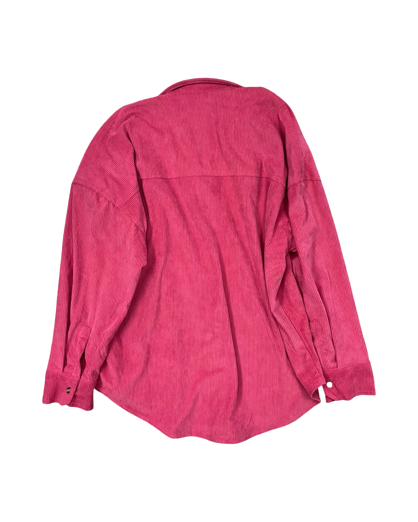 Jacket Shirt By Clothes Mentor In Coral, Size:2X