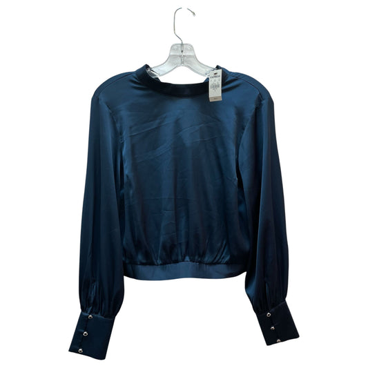 Blouse Ls By Express In Blue, Size:S
