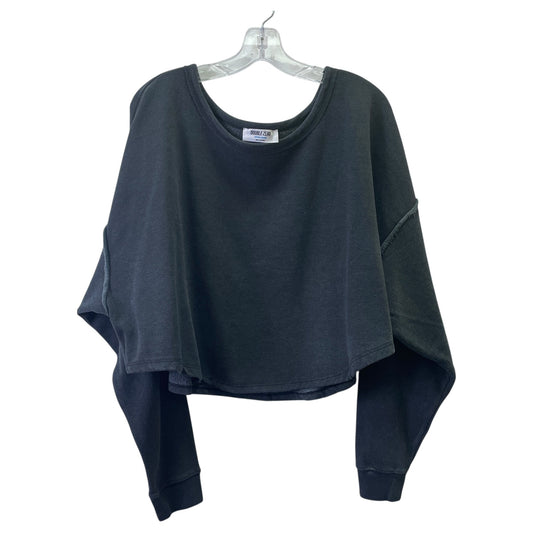 Sweatshirt Crewneck By Double Zero In Grey, Size:M