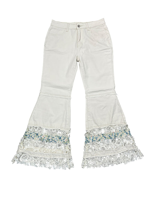 Pants Other By Pol In White Denim, Size:M