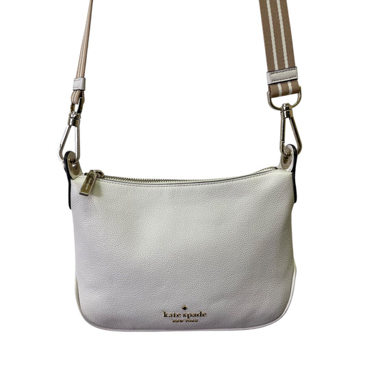 Crossbody Designer By Kate Spade In Ivory, Size:Small