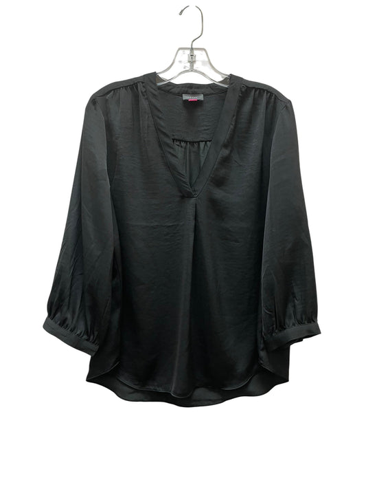 Blouse Ls By Vince Camuto In Black, Size:L