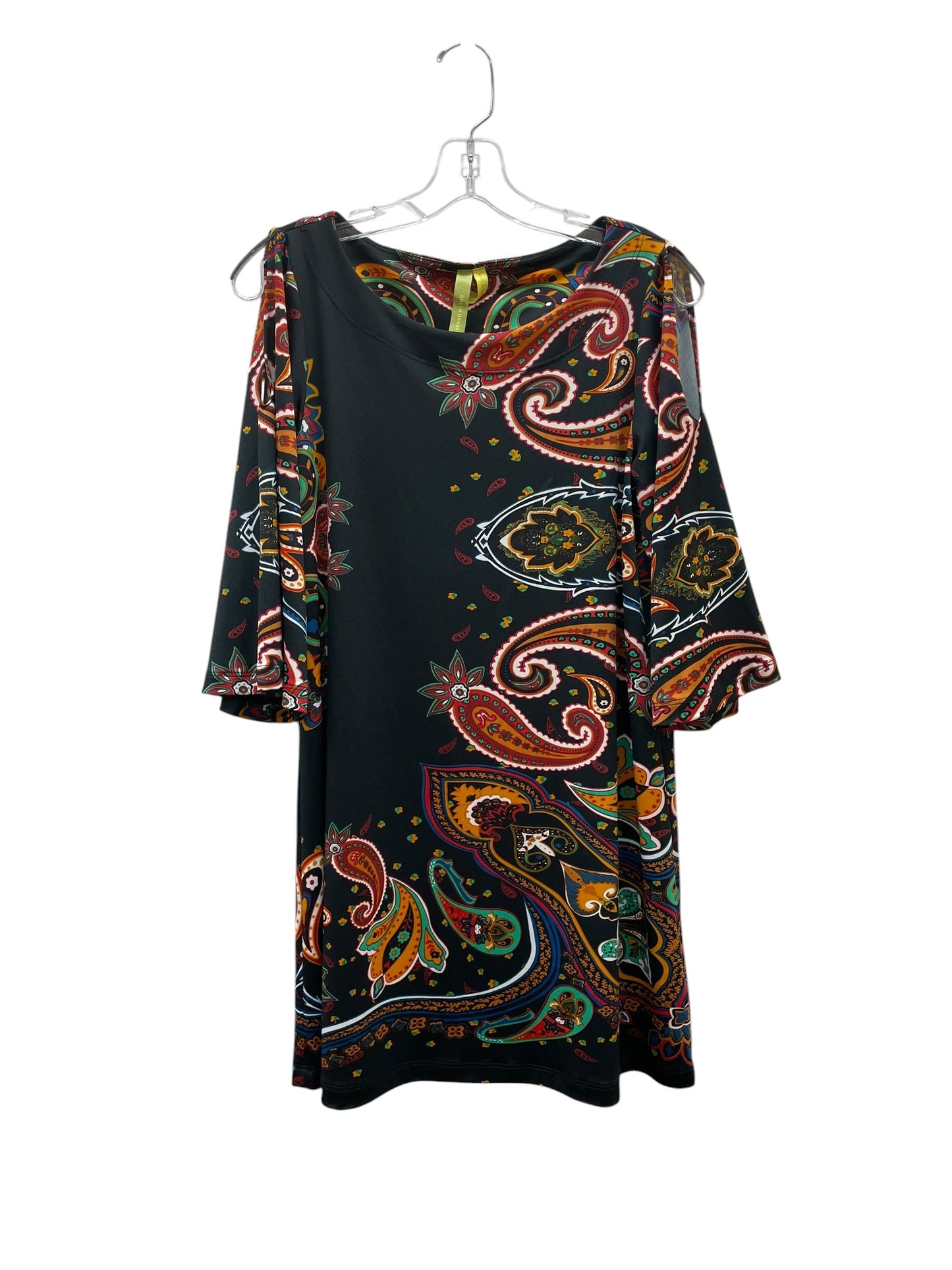 Dress Casual Short By Green Dragon In Multi, Size:M