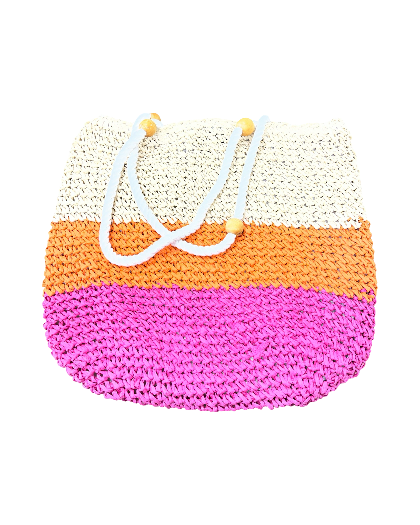 Tote By Clothes Mentor In Orange & Pink, Size:Medium