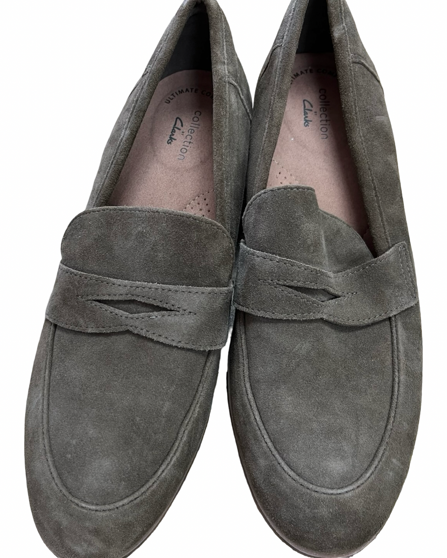 Shoes Flats By Clarks In Green, Size:10