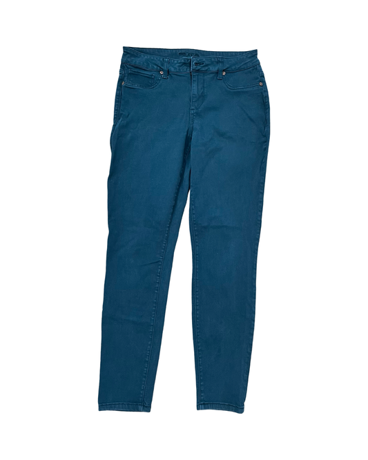 Jeans Skinny By Maurices In Teal, Size:M