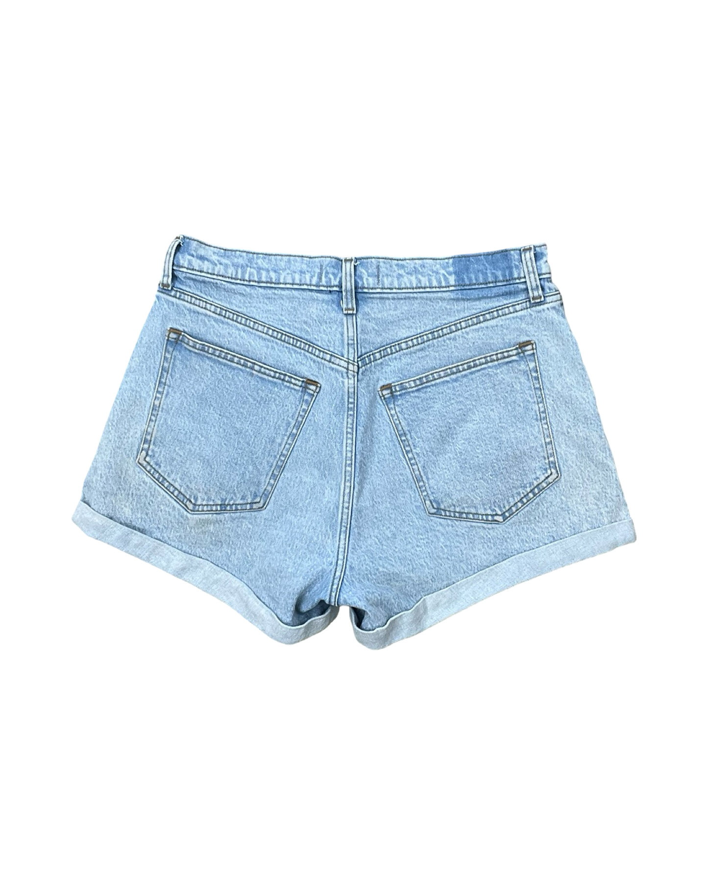 Shorts By Abercrombie And Fitch In Blue Denim, Size:10
