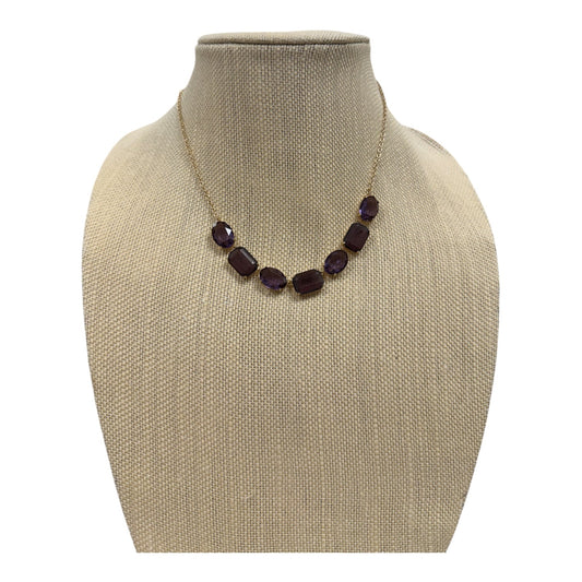 Necklace Statement By Ralph Lauren In Gold & Purple