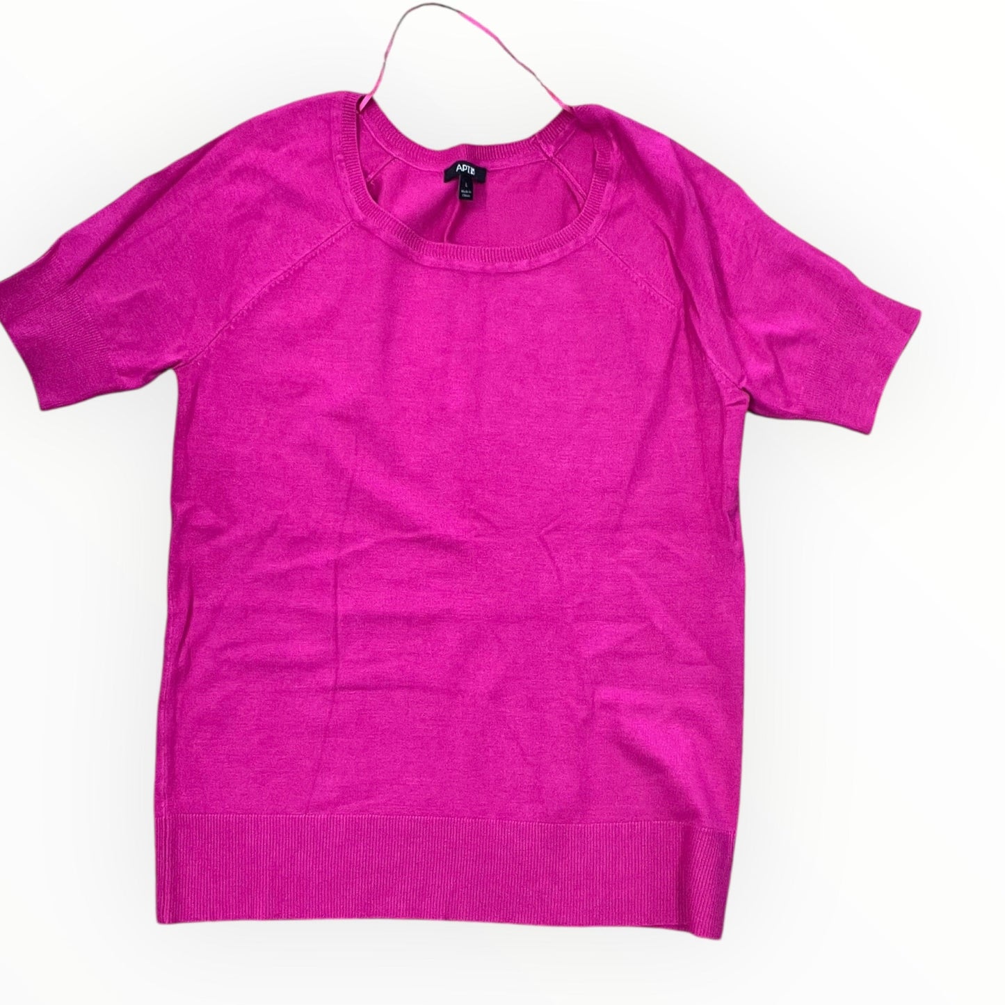 Sweater Ss By Apt 9 In Pink, Size:L