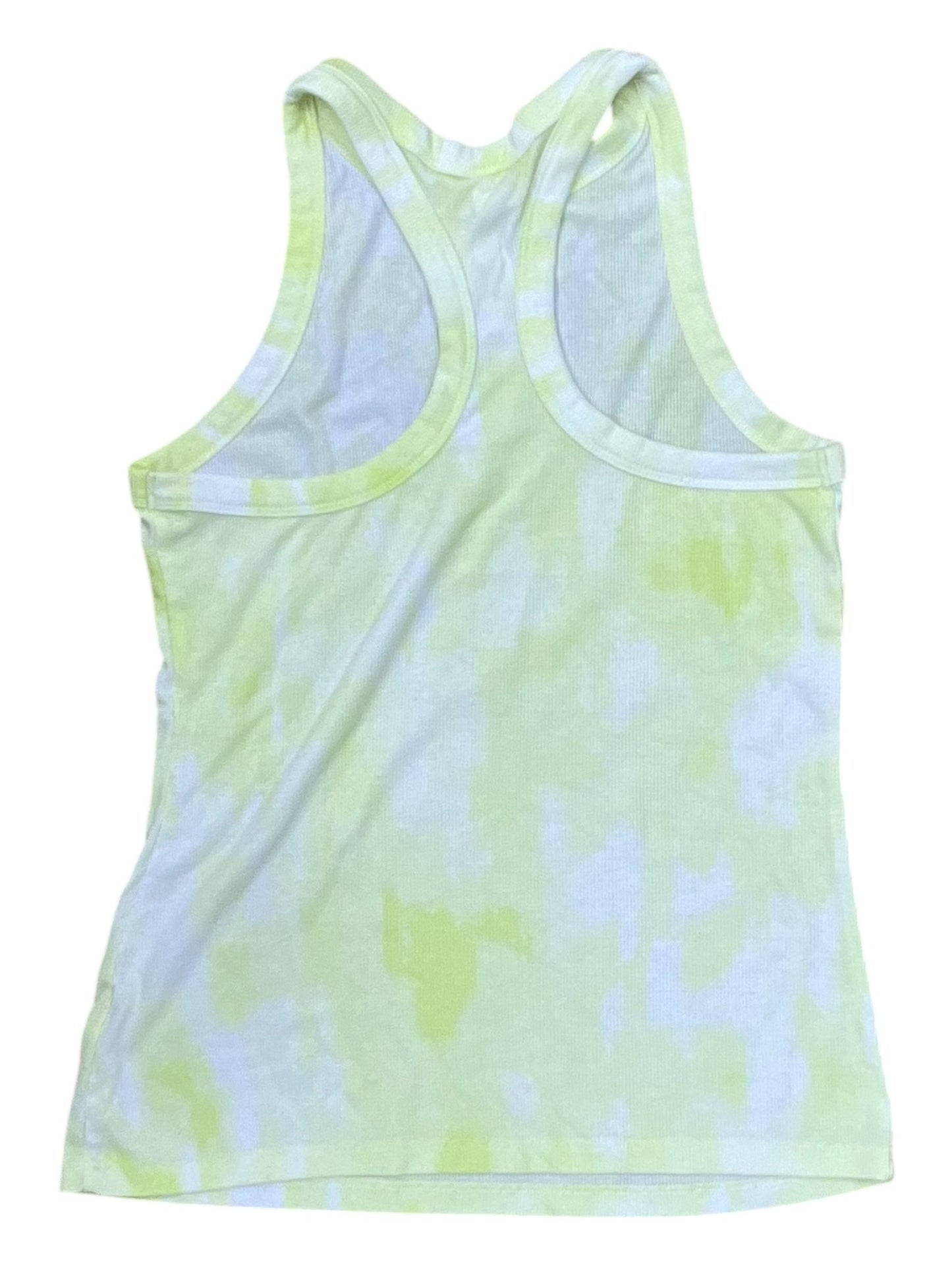 Tank Top By Old Navy In White & Yellow, Size:M