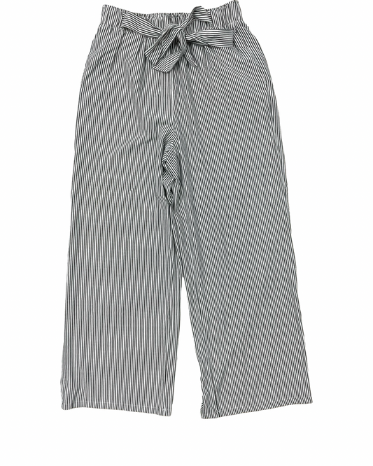 Pants Linen By Btfbm In Blue & White, Size:M