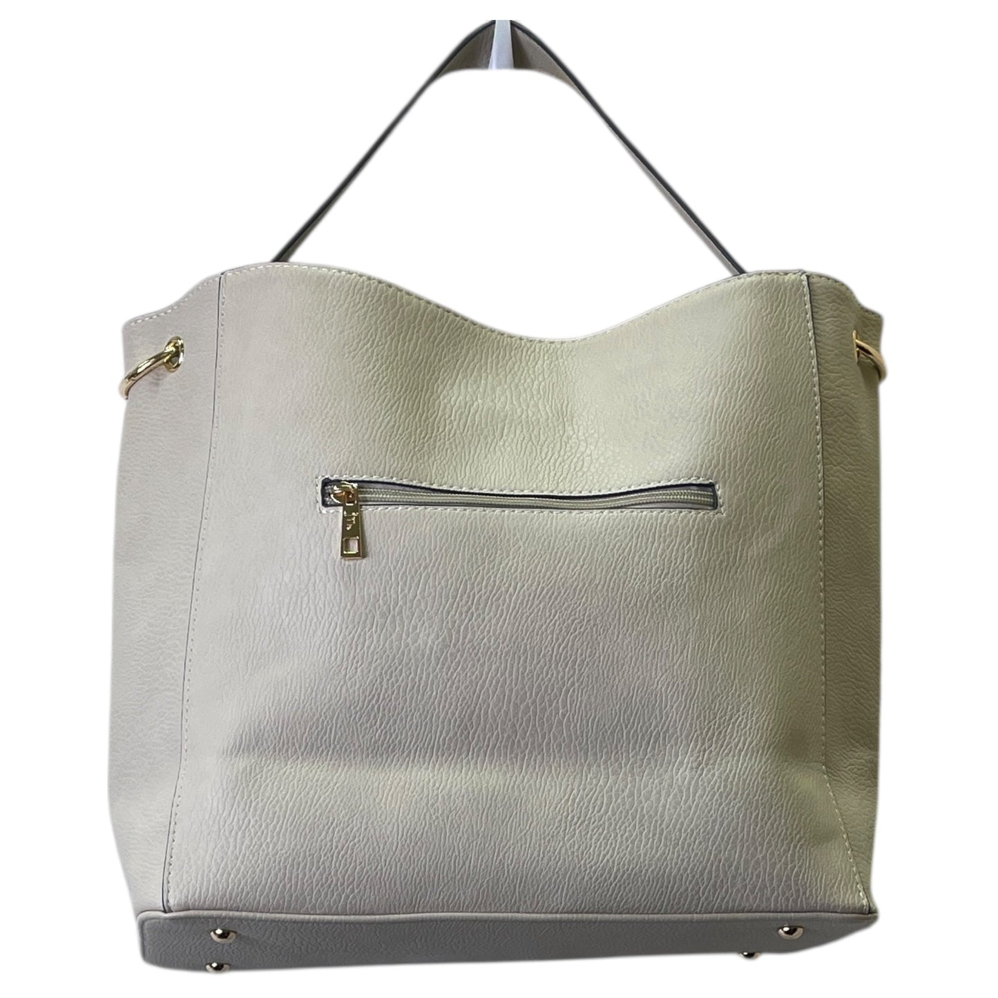 Handbag By Cme In Taupe, Size:Large