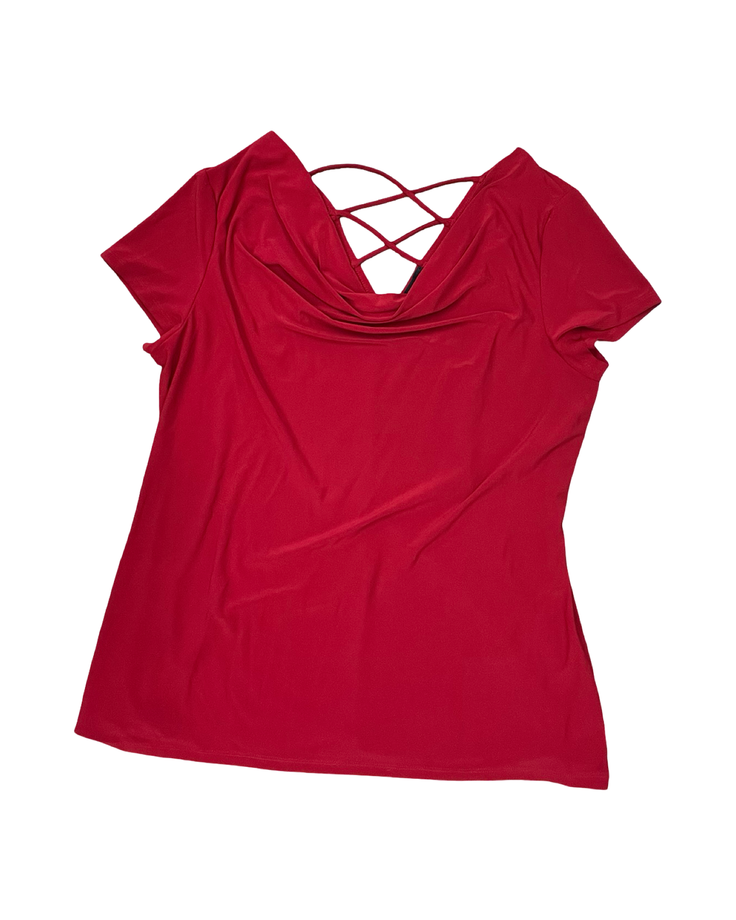 Top Ss By Clothes Mentor In Red, Size:M