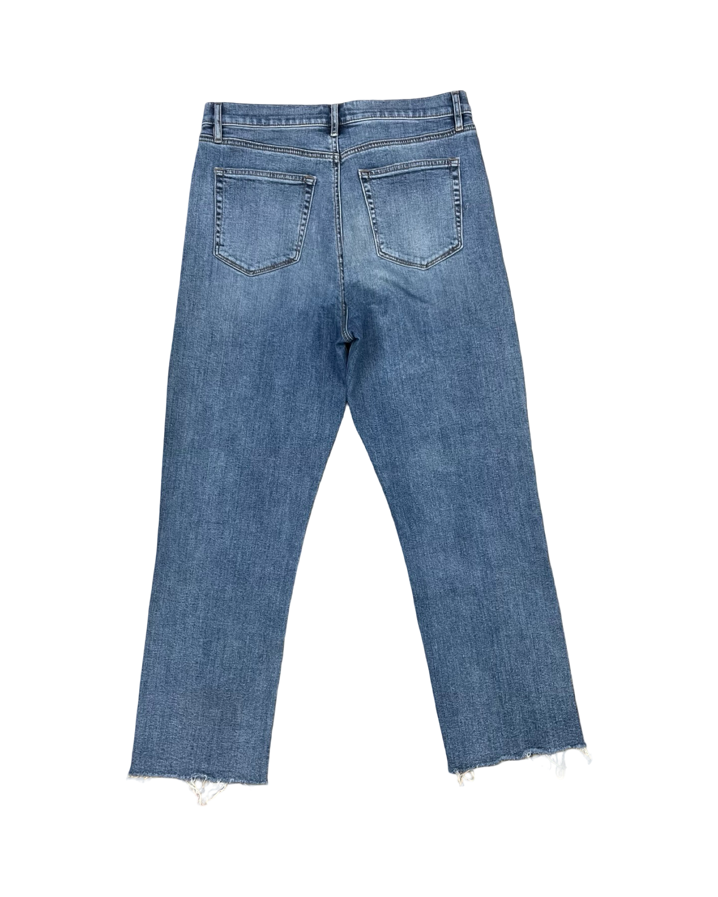 Jeans Straight By Loft In Blue Denim, Size:10