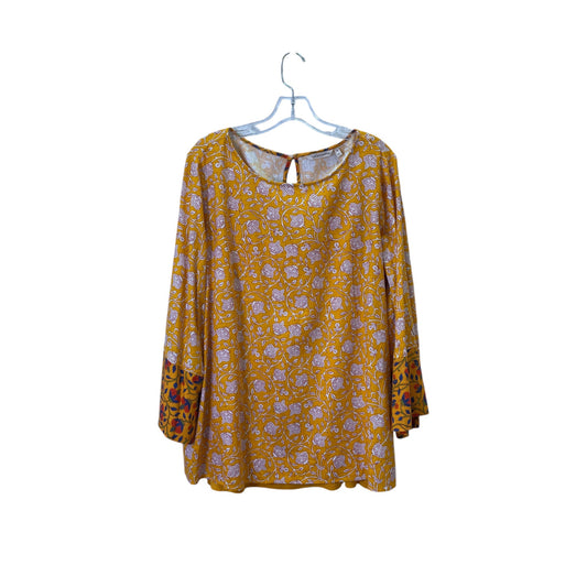Top Ls By Soft Surroundings In Yellow, Size:1X