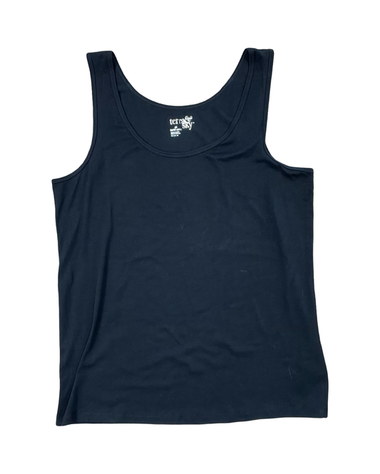 Tank Top By Terra & Sky In Black, Size:2X
