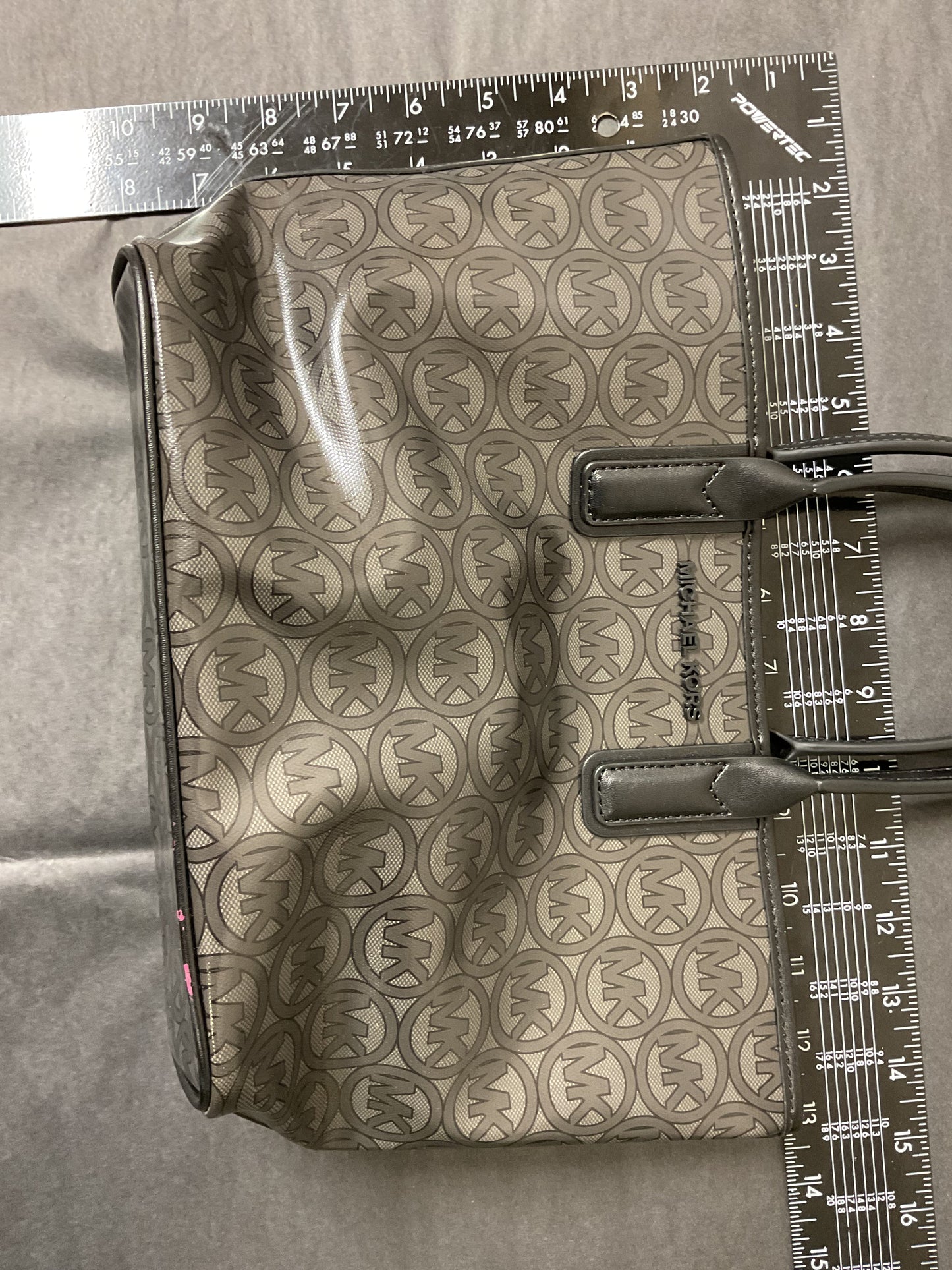 Handbag Designer By Coach In Black & White, Size:Medium