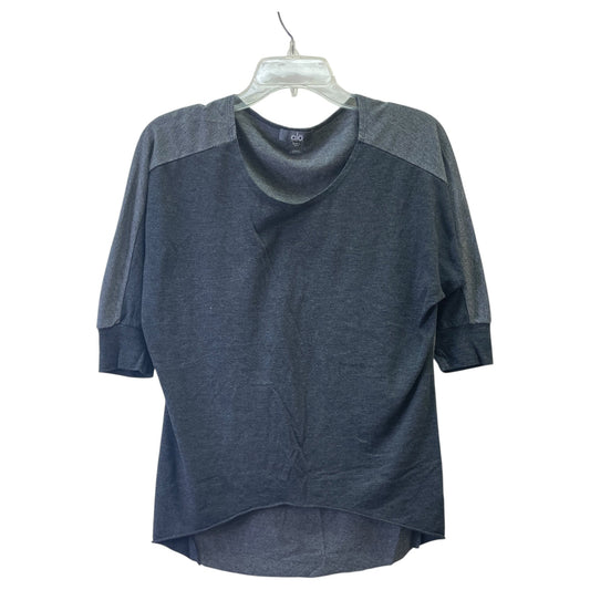 Top 3/4 Sleeve Basic By Alo In Grey, Size:Xs
