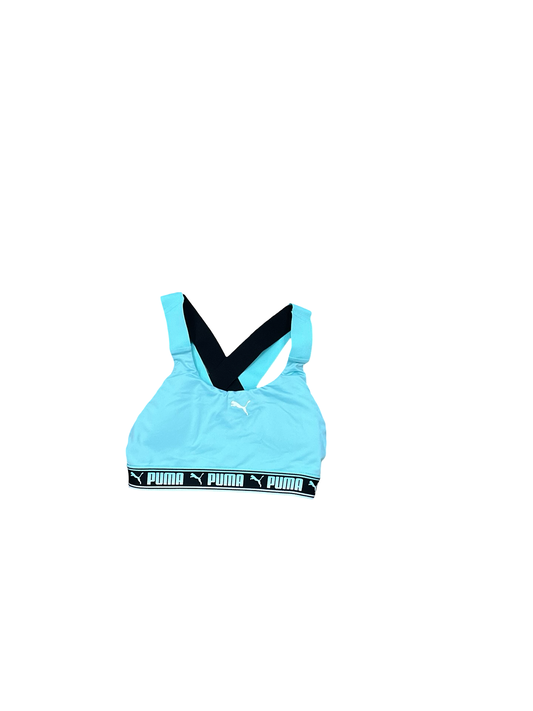 Athletic Bra By Puma In Green, Size:S
