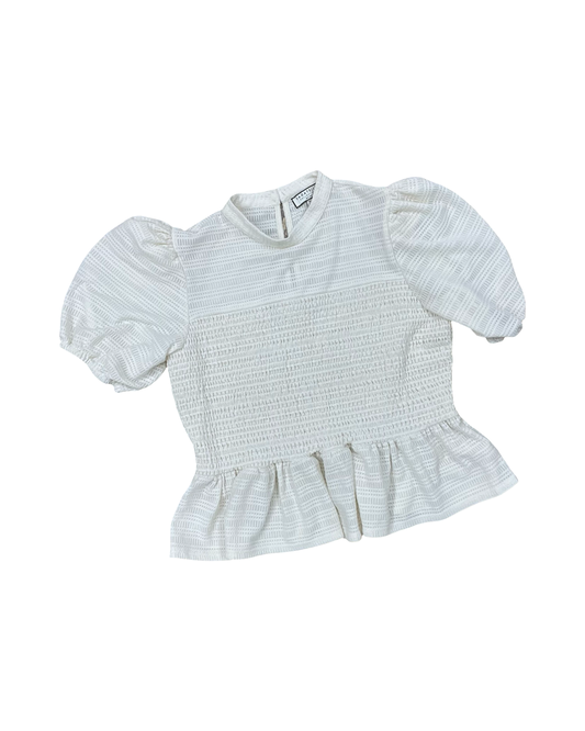 Top Ss By Bagatelle In Cream, Size:Xl