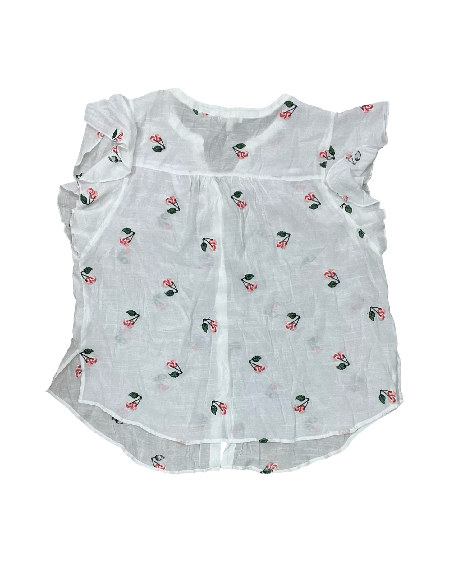 Blouse Ss By Clothes Mentor In White, Size:2X