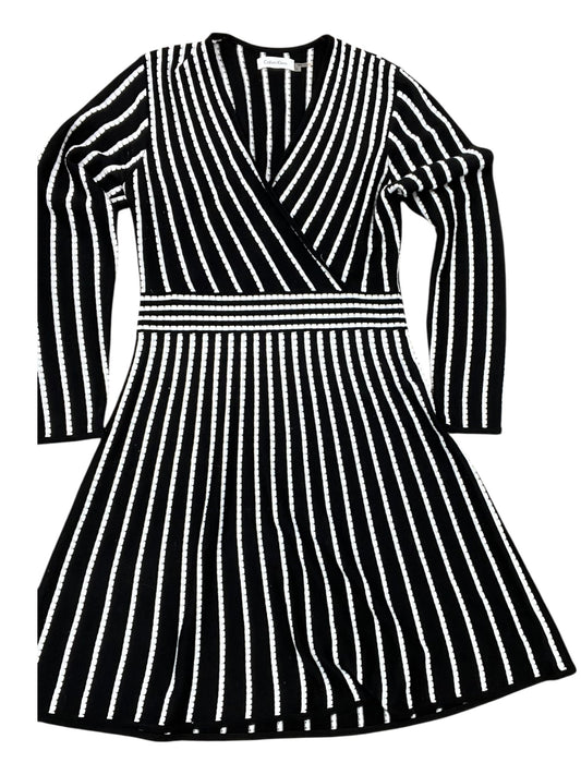 Dress Work By Calvin Klein In Black & White, Size:S
