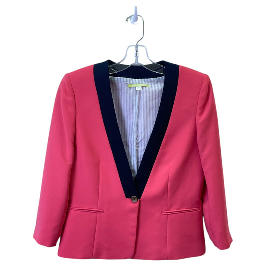 Blazer By Giani Bernini In Blue & Pink, Size:4