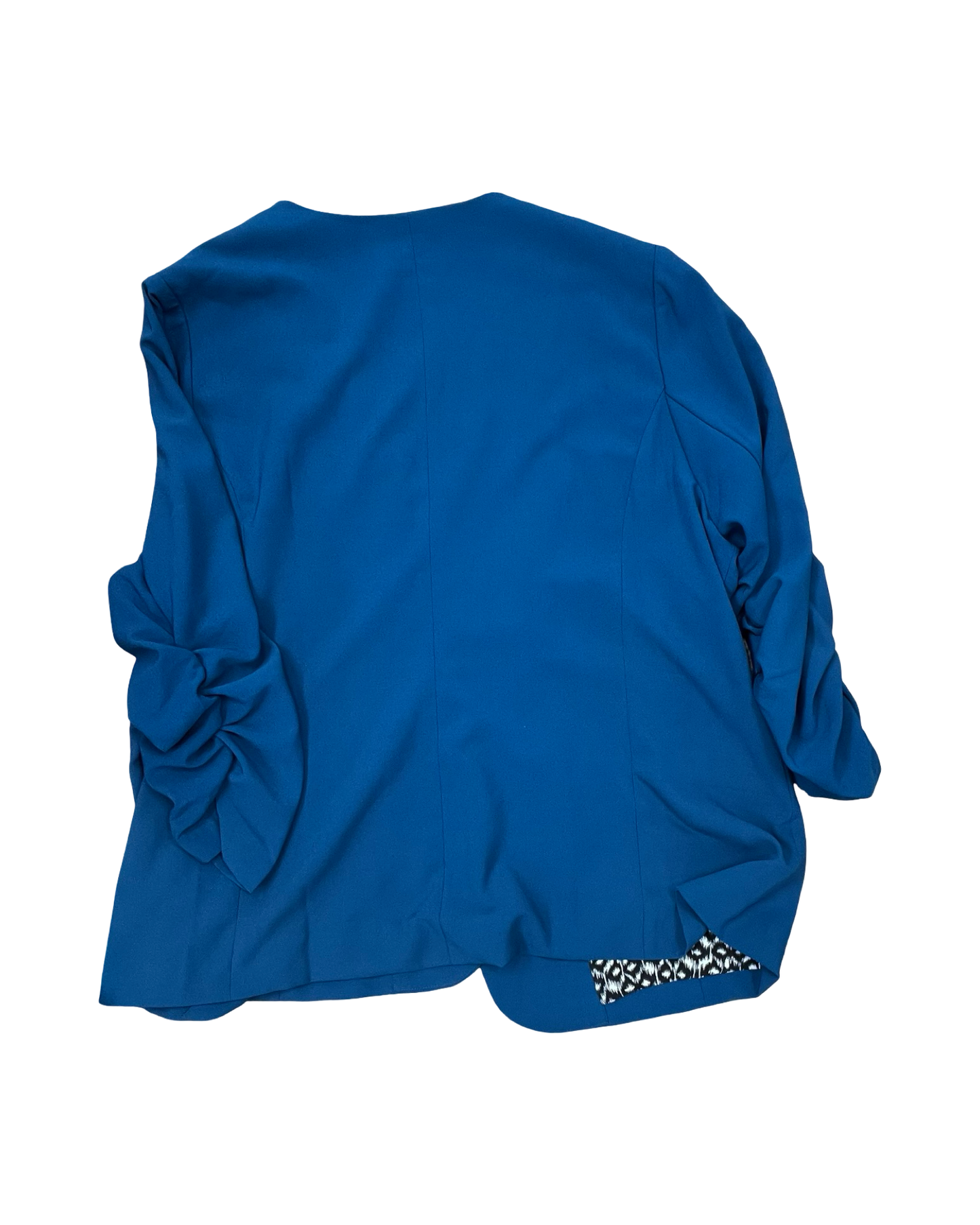 Blazer By Skies Are Blue In Teal, Size:2X
