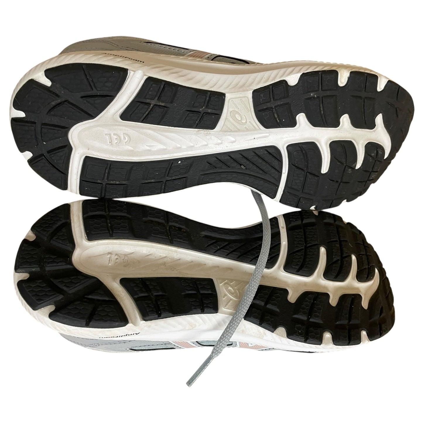 Shoes Sneakers By Asics In Grey & Pink, Size:7.5