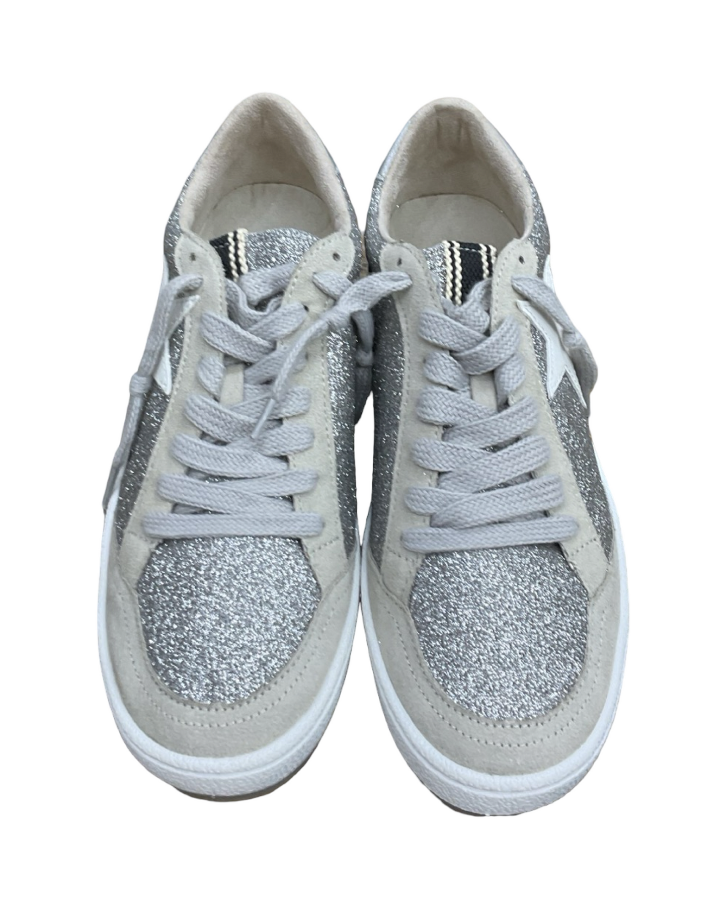 Shoes Sneakers By Shu Shop In Silver, Size:7.5