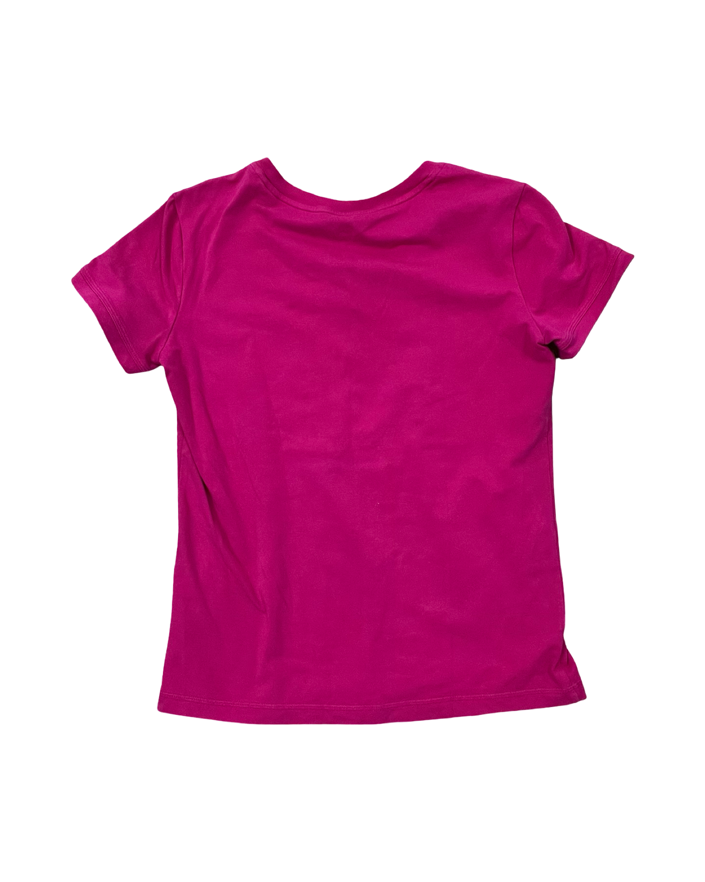 Athletic Top Ss By Adidas In Pink, Size:L
