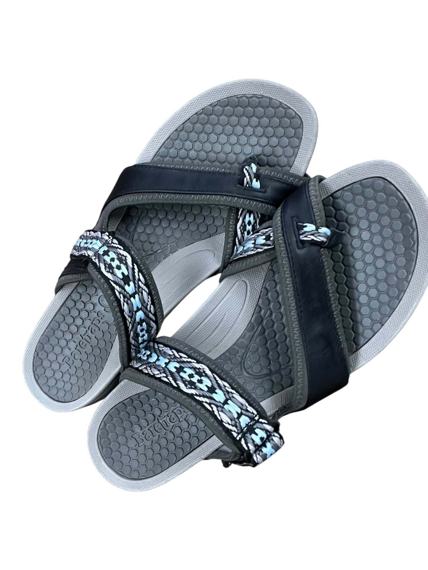 Sandals Flats By Bare Traps In Black, Size:10