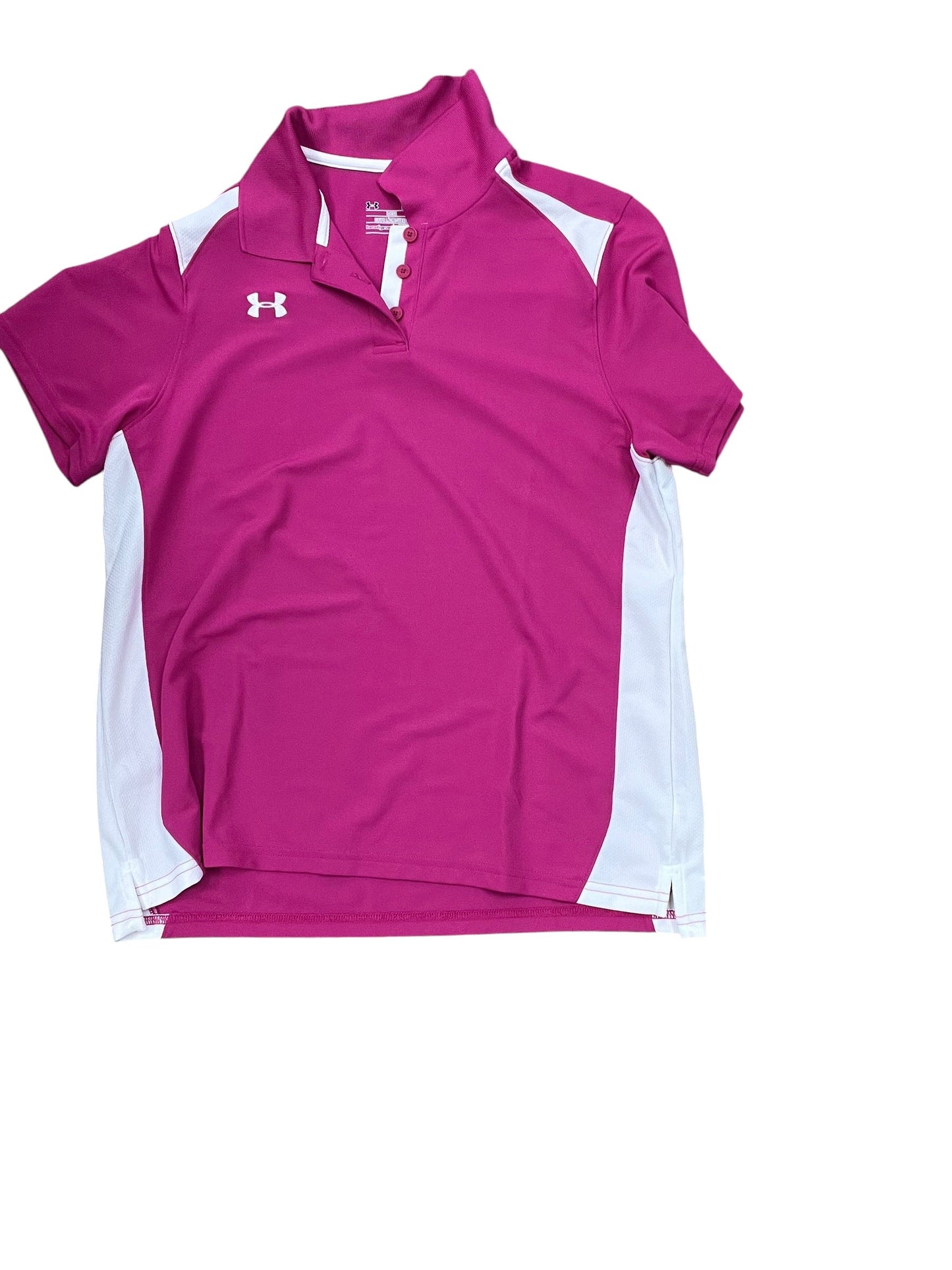 Athletic Top Ss By Under Armour In Pink, Size:L
