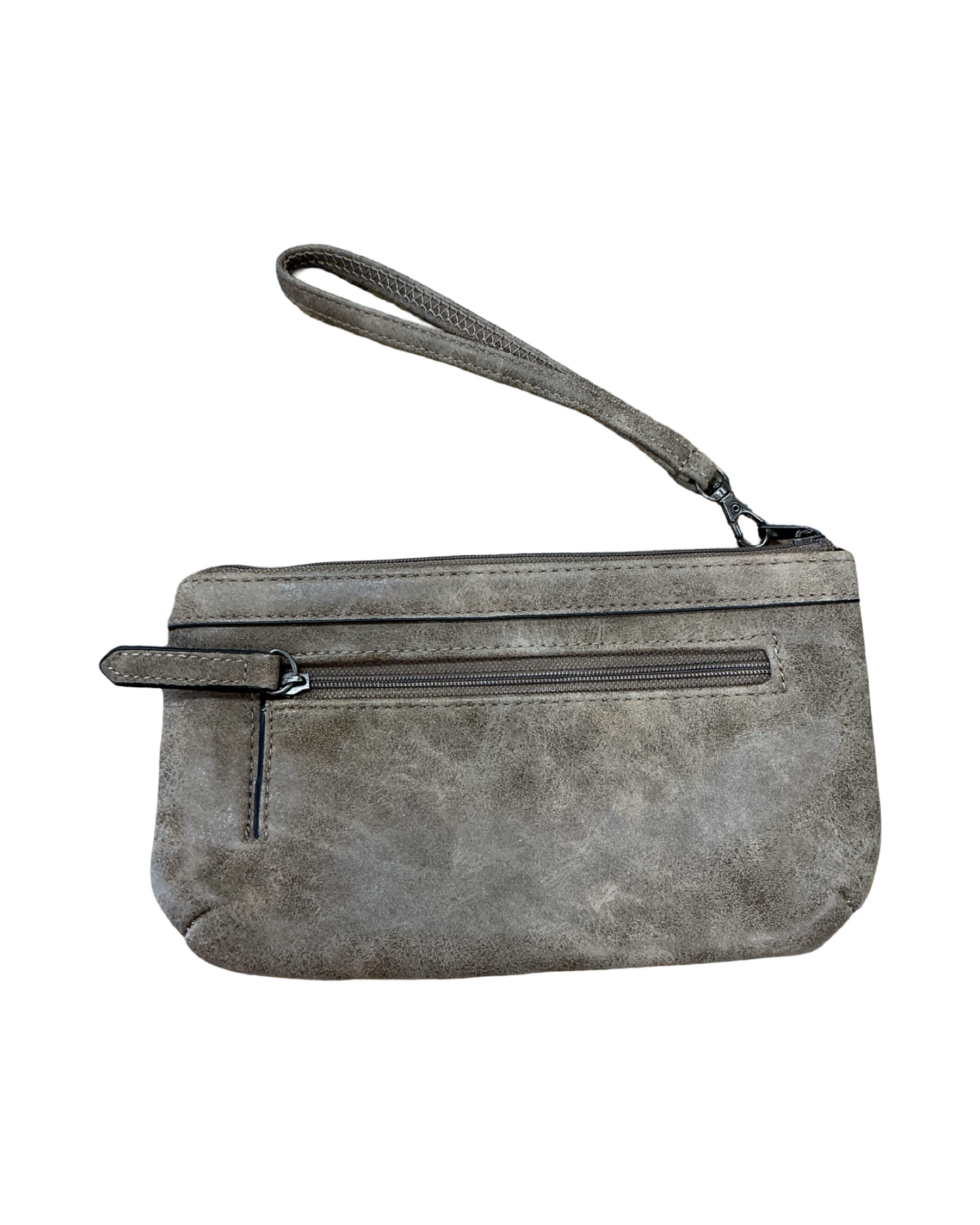 Wristlet By Clothes Mentor In Tan, Size:Small